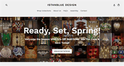 Desktop Screenshot of istanbluedesign.com